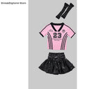 Girls K-pop Crop Top Cargo Pants Dance Tiered Skirts Children Pink Costumes Kids Hip Hop Streetwear Jazz Girl Group Clothes Sets