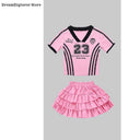 Girls K-pop Crop Top Cargo Pants Dance Tiered Skirts Children Pink Costumes Kids Hip Hop Streetwear Jazz Girl Group Clothes Sets