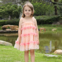 Toddler Baby Girls Kids Clothes Summer Dress Tutu Ball Gown Princess Dresses Holiday Party Casual Tulle Dress for Girls Vestido