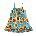 Summer Princess Dress for Little Girls Trendy Baby Kids Summer Wear with Straps Baby Girl Clothes