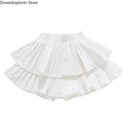 Girls Hip Hop Sweet Crop Top Tiered Skirts Kids K-pop Streetwear Children Jazz Girl Group Costume Teen Street Dance Clothes Sets