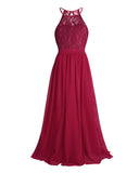 Kids Flower Girls Princess Party Dress Lace Chiffon Wedding Bridesmaid Dresses Children Birthday Pageant Formal Evening Gown