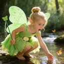 Summer Girls Tinkerbell Fairy Dresses Up for Girls Costume Kids Cosplay Flower Fairy Princess Clothes Christmas Party Outfit