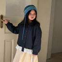 Baby Girl Korean Short Trench Coat Girls Spring Autumn 2026 New Baby Girls Kids Stylish Trendy Ruffled Jacket