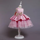 Kids Dress for Girls Christmas New Year Princess Party Prom Dresses Children Wedding Evening Bowknot Gown 1-5 Years Vestidos