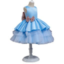 Kids Dress for Girls Christmas New Year Princess Party Prom Dresses Children Wedding Evening Bowknot Gown 1-5 Years Vestidos