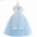 Princess Role Play Dress Sequined Gown Carnival Halloween Christmas Party Cosplay Dress For Theme Event Birthday Wedding Prom