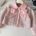 Elegant Girls Baby Clothing Set Jackets+skirts Fashion Kids 2024 Children Birthday Party Beautiful Clothes New Suits