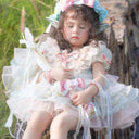 Spanish Princess Dress for Girls Children's Birthday Prom Dress Flower Girl Wedding Dress Lolita Style Ins Fashion