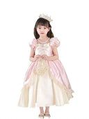Girl Pink Flower Princess Luxury Dress Kids Birthday Holiday Party Dresses Photography Children Clothes 3-11Y