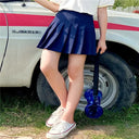 Girls Skirts spring summer Autumn Vintage Pleated Plaid Skirts School Teens Girl Spring Kids Skirt Children Clothing 4-16Yrs