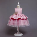 Kids Dress for Girls Christmas New Year Princess Party Prom Dresses Children Wedding Evening Bowknot Gown 1-5 Years Vestidos