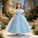 Princess Role Play Dress Sequined Gown Carnival Halloween Christmas Party Cosplay Dress For Theme Event Birthday Wedding Prom