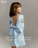 Xijun Princess Style Flower Girl Dresses O Neck Sleeveless Kids Birthday Dress Bow Backless Gown 2026 Customized