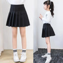 Girls Skirts spring summer Autumn Vintage Pleated Plaid Skirts School Teens Girl Spring Kids Skirt Children Clothing 4-16Yrs