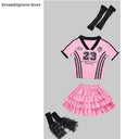 Girls K-pop Crop Top Cargo Pants Dance Tiered Skirts Children Pink Costumes Kids Hip Hop Streetwear Jazz Girl Group Clothes Sets