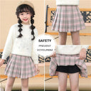 Girls Skirts spring summer Autumn Vintage Pleated Plaid Skirts School Teens Girl Spring Kids Skirt Children Clothing 4-16Yrs