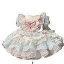 Spanish Princess Dress for Girls Children's Birthday Prom Dress Flower Girl Wedding Dress Lolita Style Ins Fashion