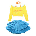 Girls K-pop Crop Tops Cargo Pants Street Dance Outfits Kids Hip Hop Jazz Clothes Sets Children Streetwear Girls Sweet Costumes
