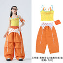 Chicas K-pop Crop Sweet Tank Top Street Dance Cargo Pants Enfant Hip Hop Streetwear Aldult Jazz Costumes Group Clothes Sets 2026